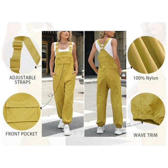 Women's Overalls Jumpsuit - Picture 2 of 3